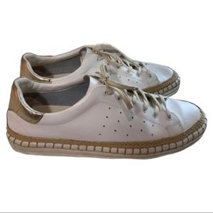 Sam Edelman White and Tan Sneakers for Everyday Comfort